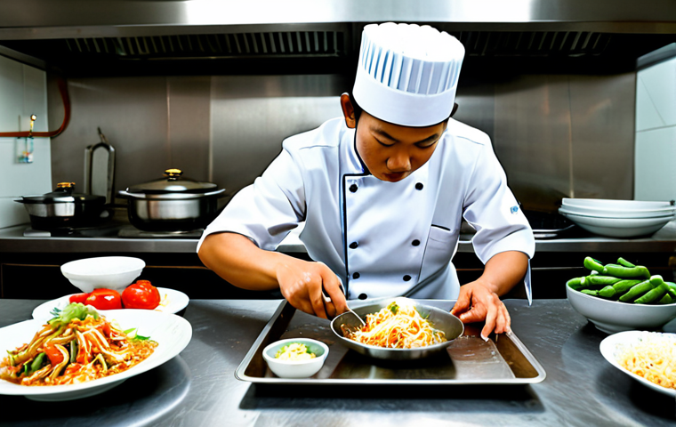 리튬이온 배터리 기술 - **

"A researcher in a clean, modern Thai laboratory, wearing a lab coat and safety glasses, fully c...