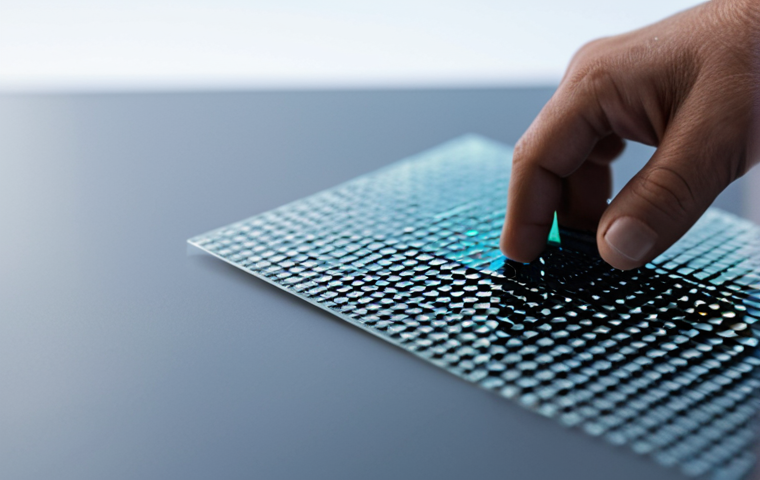 페로브스카이트 태양전지 - **Prompt:** A vibrant, futuristic cityscape under a bright, clear sky. Modern skyscrapers feature en...